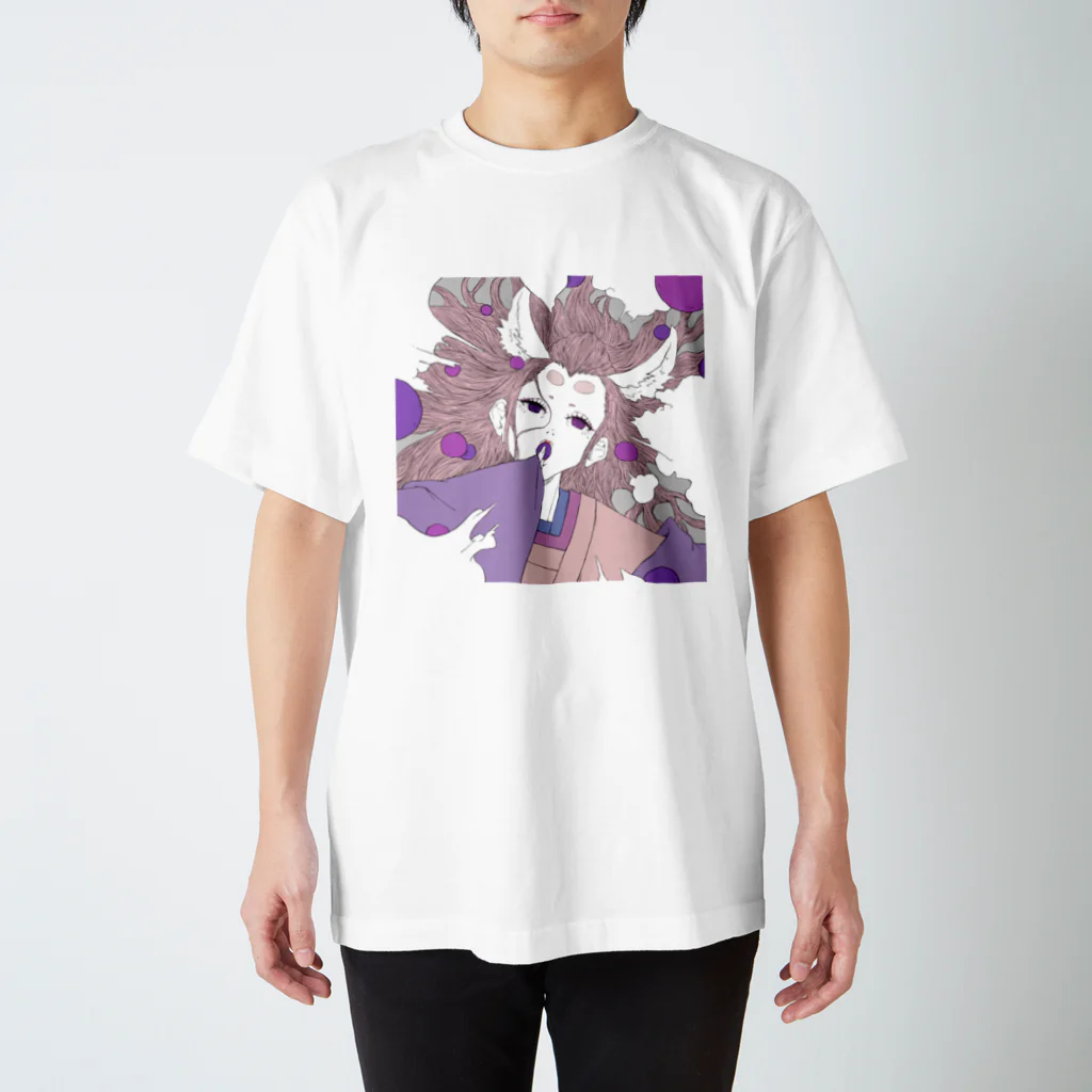 9 10 9（ qu / ten / qu ）のPURPLE BUBBLE スタンダードTシャツ