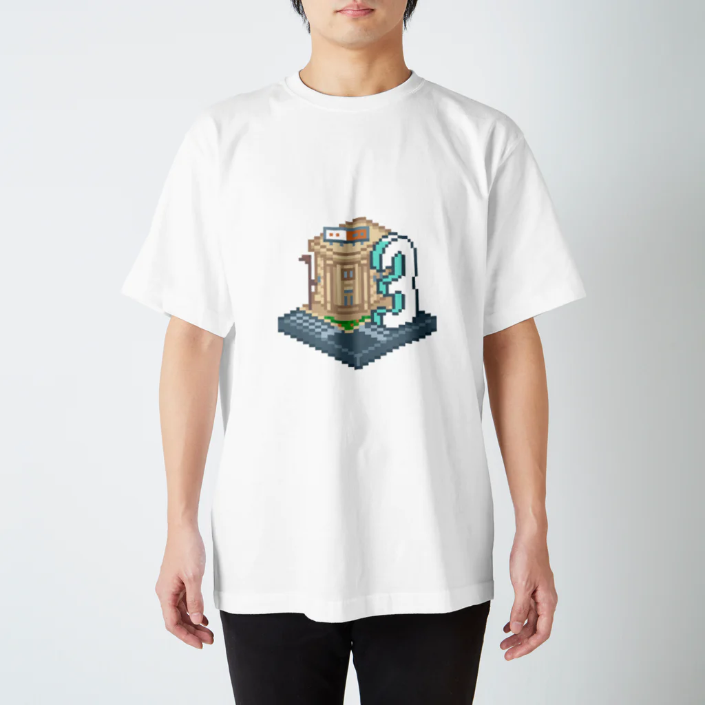 やま・かわ・どうろの【ドット絵】国道3号 スタンダードTシャツ