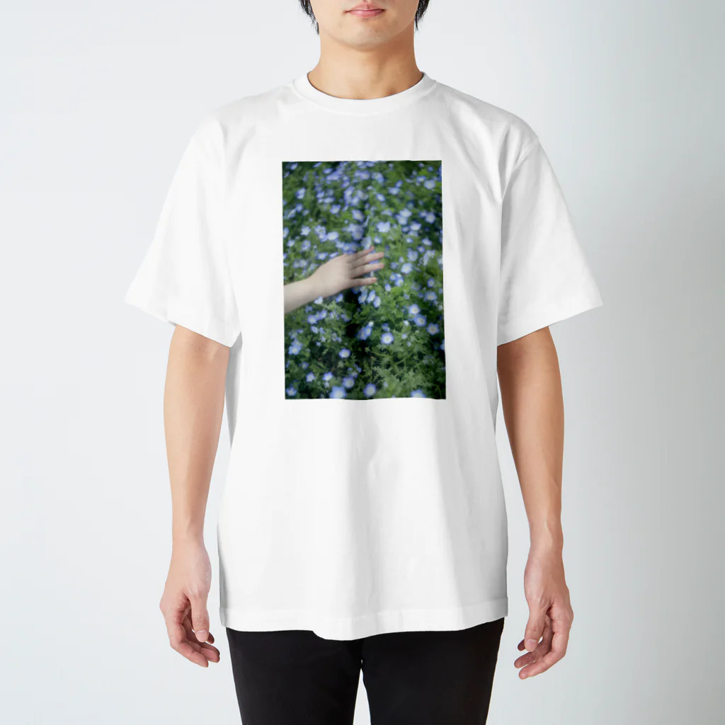 ふとんのNemophila Blue スタンダードTシャツ