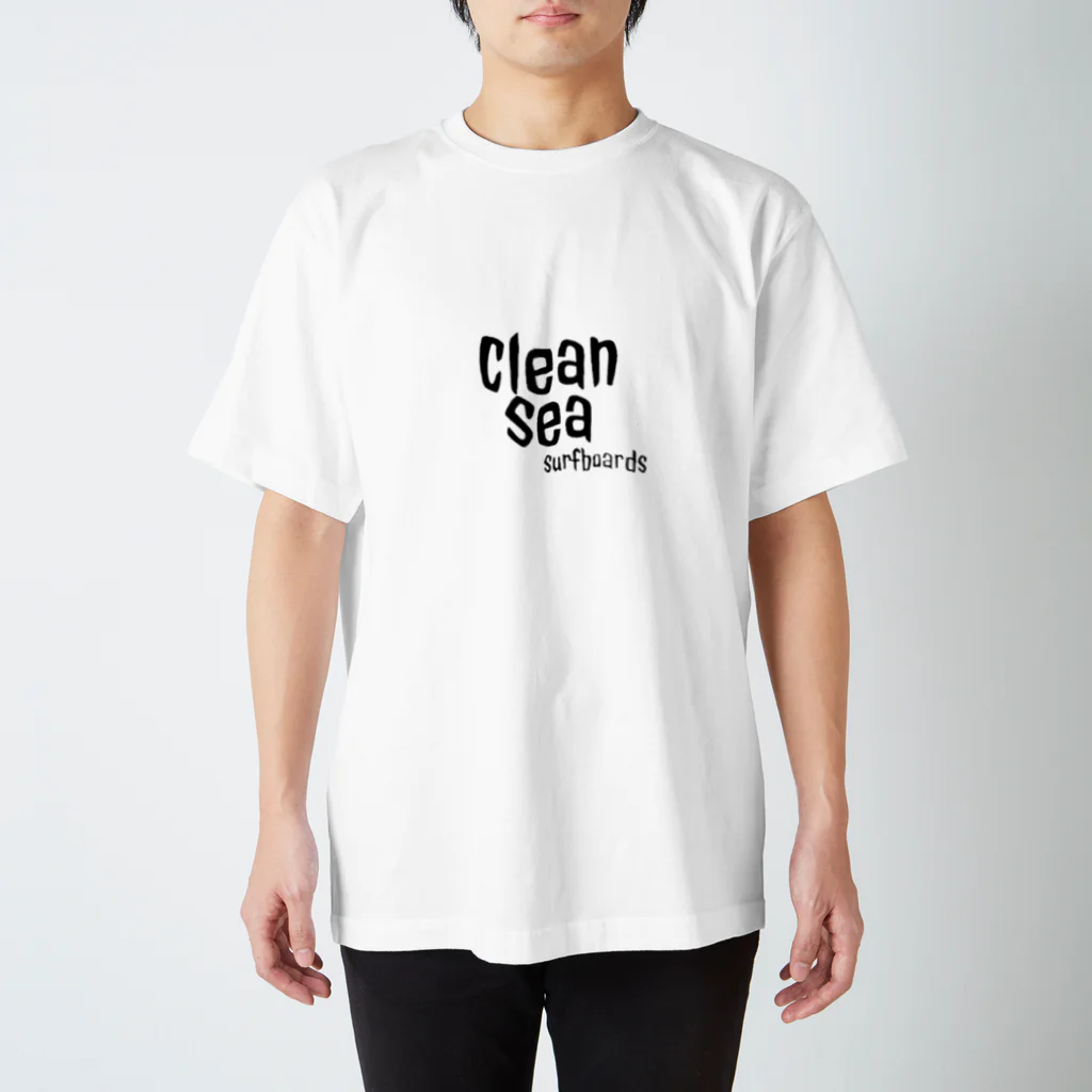 Japan sea のClean sea surfboards スタンダードTシャツ