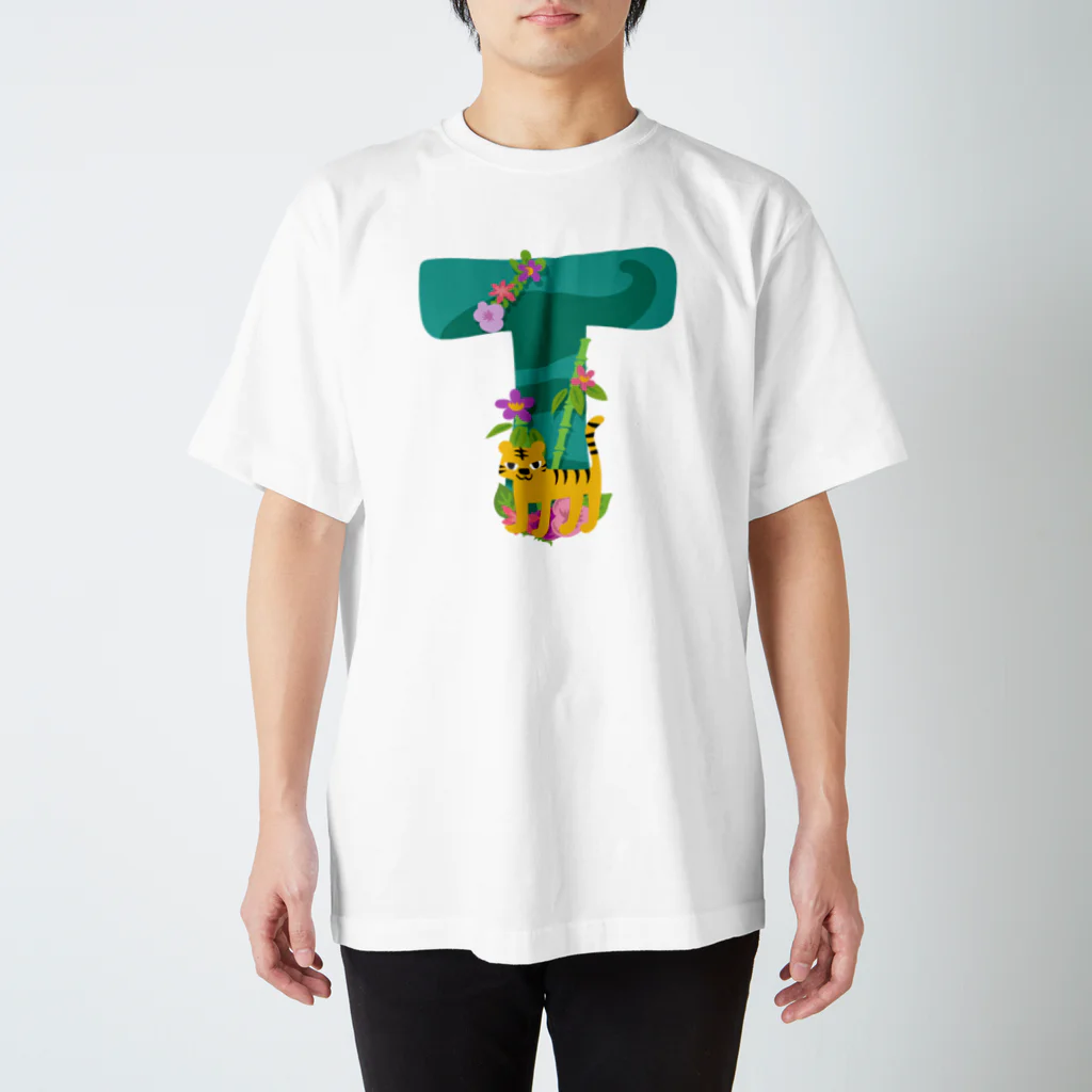 シラギク堂本舗のTはTigerのT Regular Fit T-Shirt