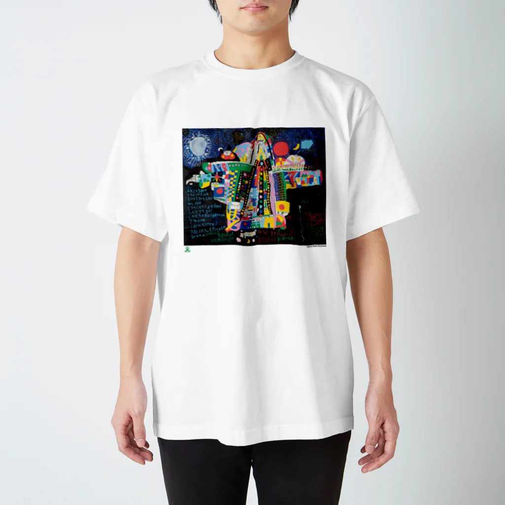 天才アートKYOTOの天才アートKYOTO＿楠川敦士＿７ スタンダードTシャツ