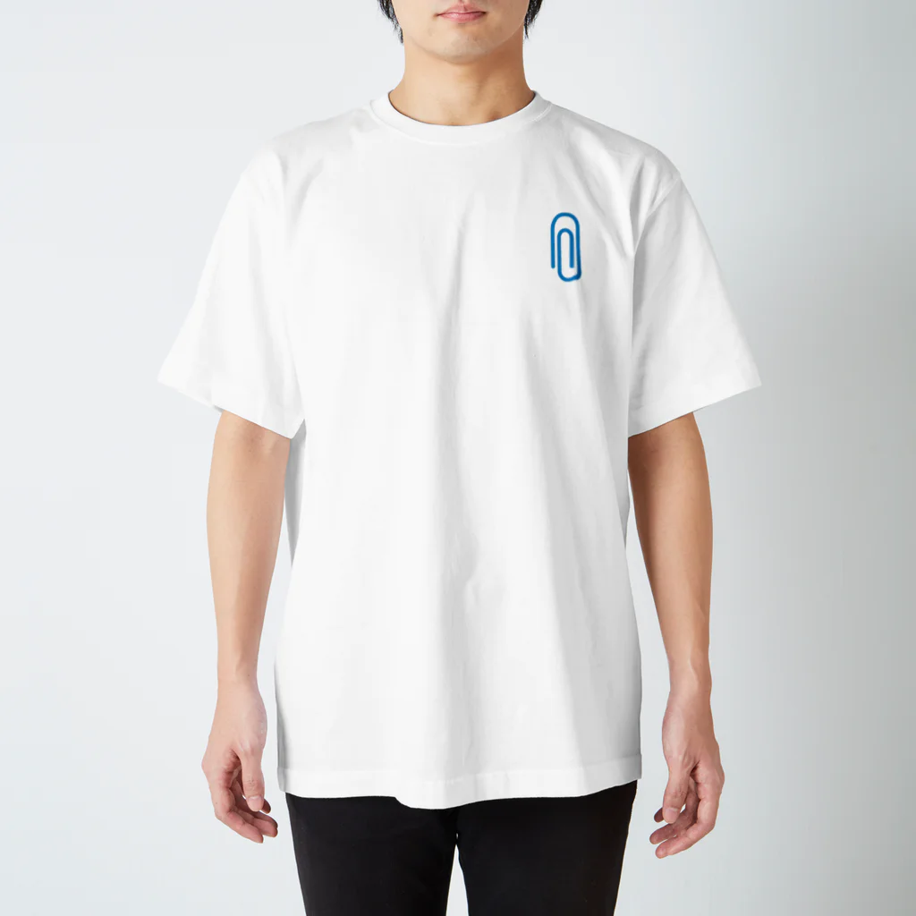 kg_shopの[☆両面] 紙とめるやつ【視力検査表パロディ】 Regular Fit T-Shirt