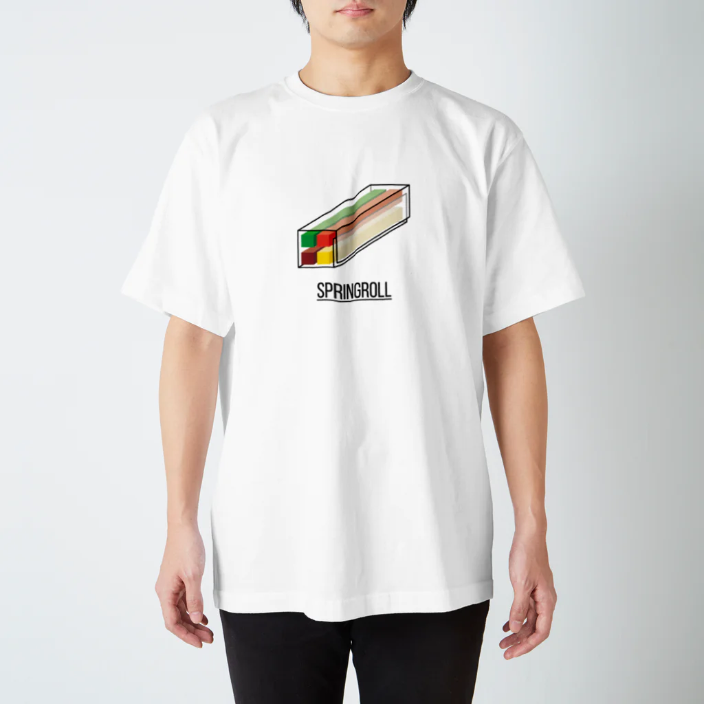 zeromathのthe springroll スタンダードTシャツ