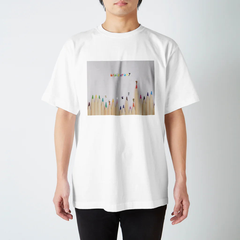 MolKaronのMolKaron７　パルクールのような色鉛筆 Regular Fit T-Shirt