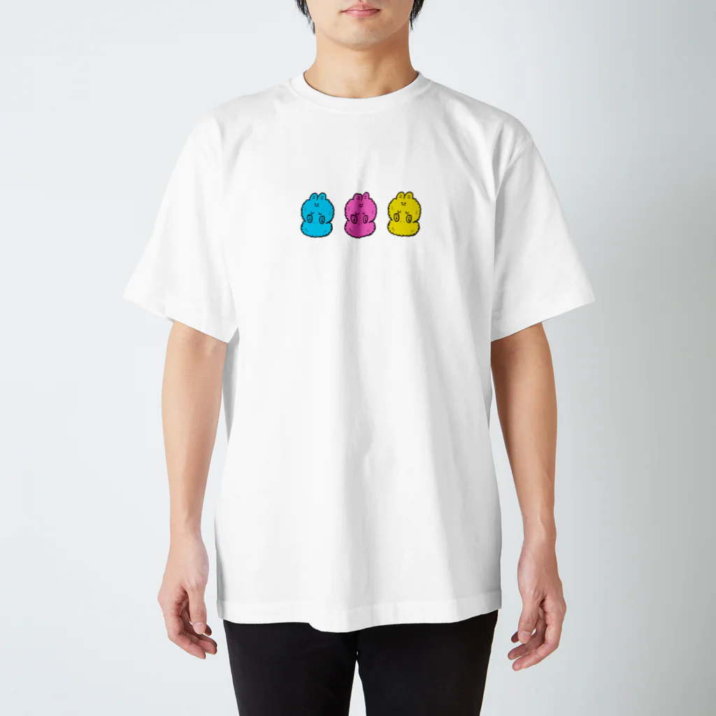 おみそ直売所の３匹のふさもこちゃん Regular Fit T-Shirt