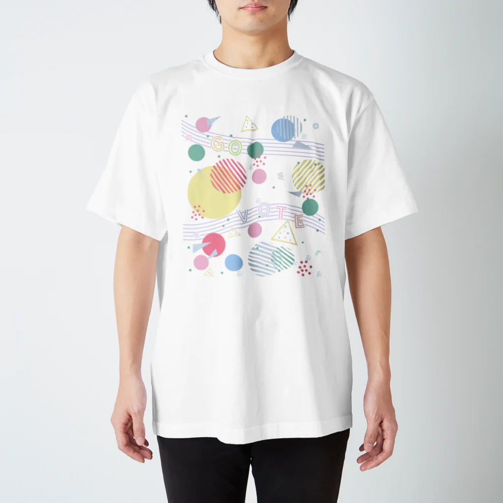 PAL🚩SHOPの【GO VOTE】colorful🌈 スタンダードTシャツ