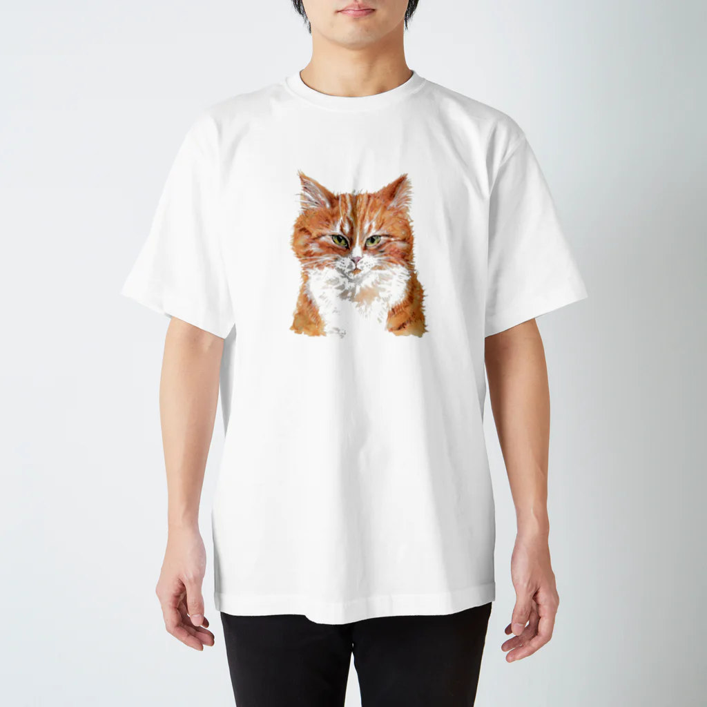 山下ミロ　猫ばっかの山下ミロのベンKCシリーズ スタンダードTシャツ