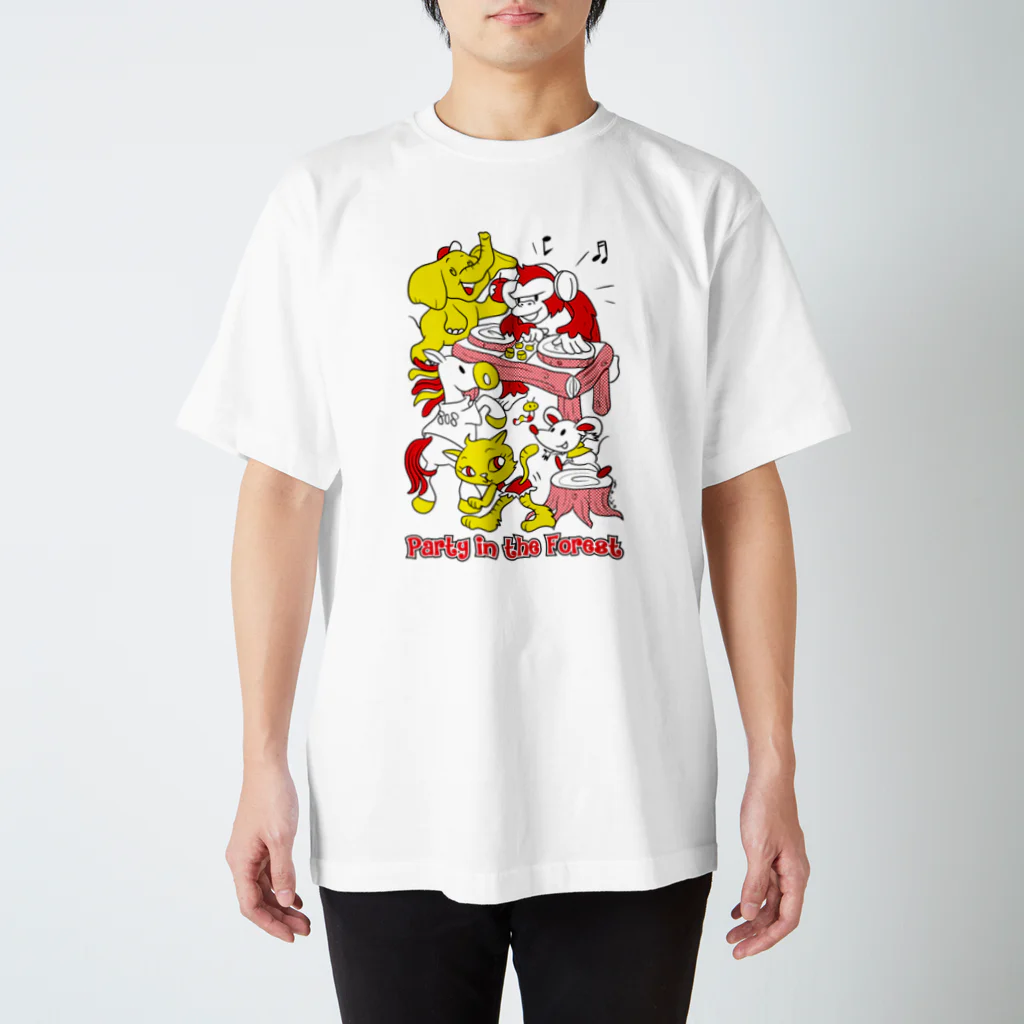 ruikozukaの森のDJパーティー スタンダードTシャツ