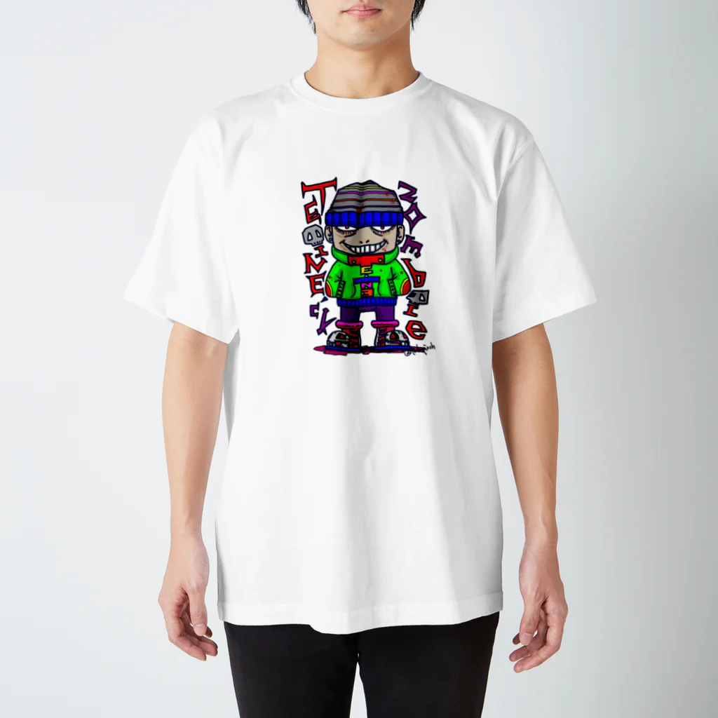 TAKAPINCHーTSHIRTS SHOPーのTEINE'ck ZOMBIE スタンダードTシャツ