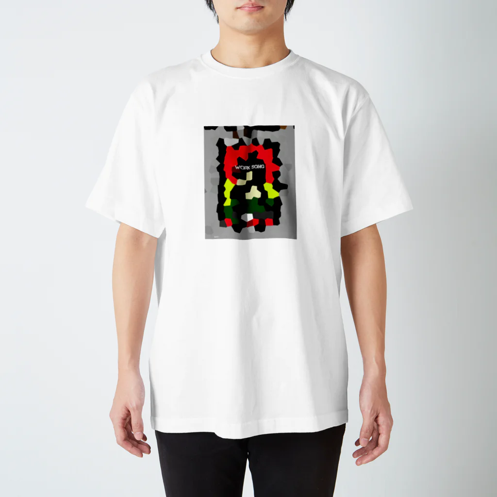 絵描きhiro CのギャラリーHMの絵描きhiro C オリジナル作品Tシャツ「ワークソング」 Regular Fit T-Shirt