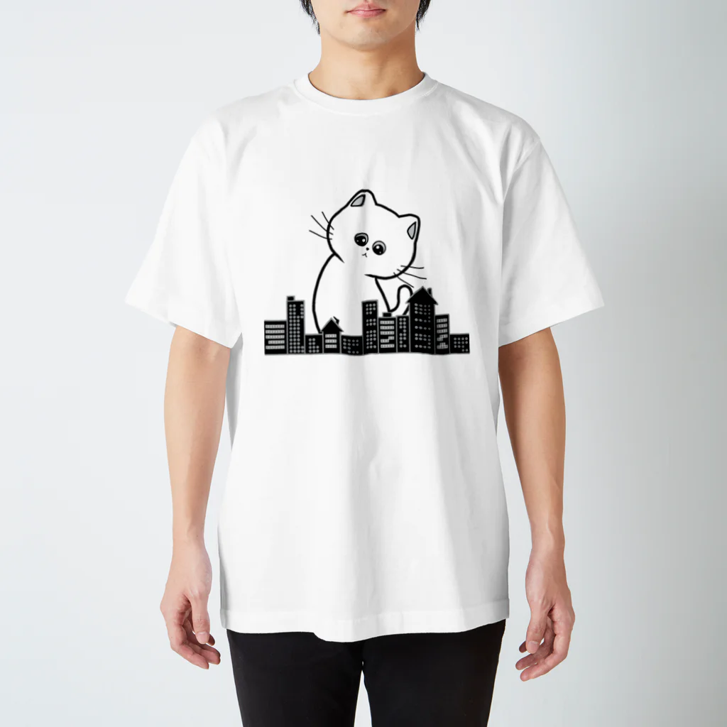 大林ゆこの巨大猫　現る スタンダードTシャツ