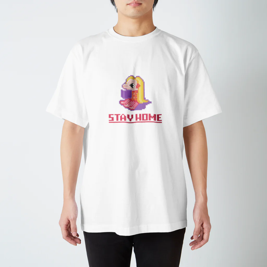 choco_py3のSTAY_HOMEアマビエ スタンダードTシャツ