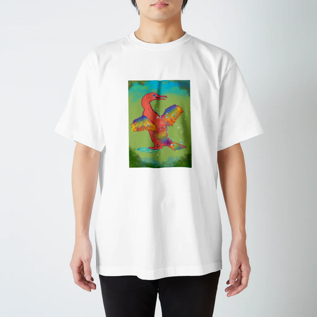 100 Papageno Storyの飛べない鳥のかけるん スタンダードTシャツ