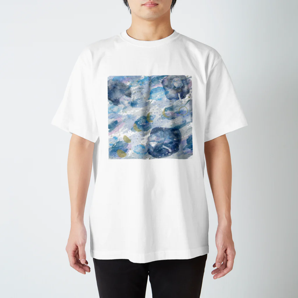 雨上がりの合図のmoon phase スタンダードTシャツ