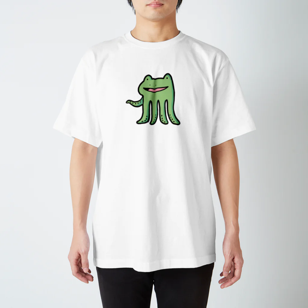 あこつのタコがえる スタンダードTシャツ