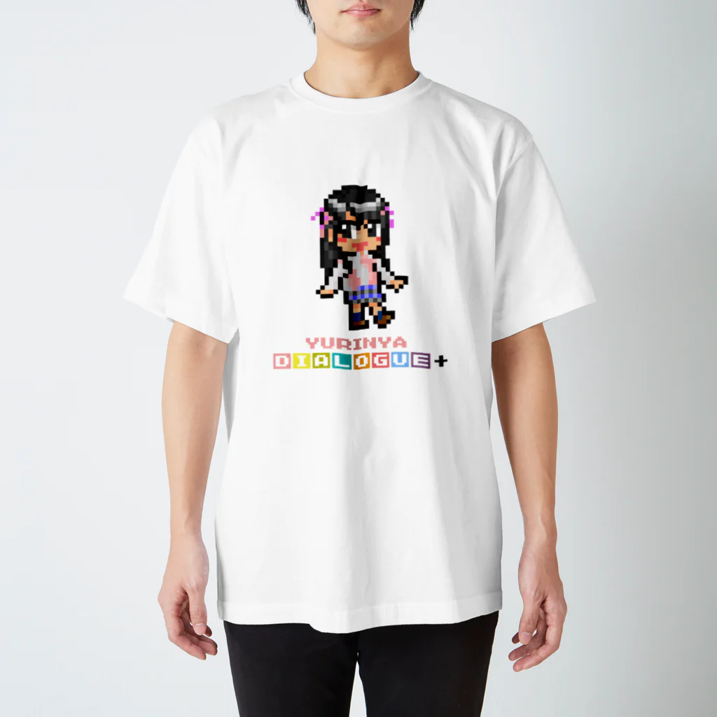 DIALOGUE＋のドットDIALOGUE＋ ゆりにゃ推しスタンダードTシャツ(白) スタンダードTシャツ