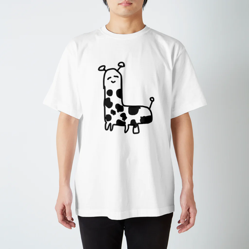 睡魔🧠のにんまりキリンさん Regular Fit T-Shirt