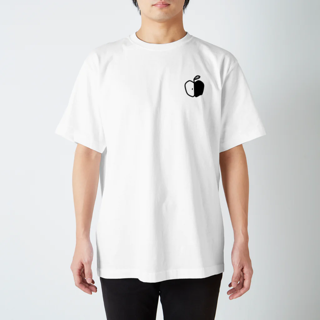 ジビエ屋のへたくそベジェ曲線アップル Regular Fit T-Shirt