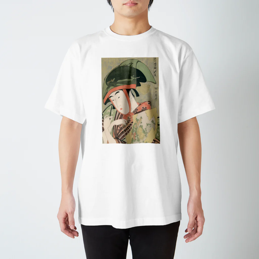 寿めでたや(ukiyoe)のUTAMARO Regular Fit T-Shirt