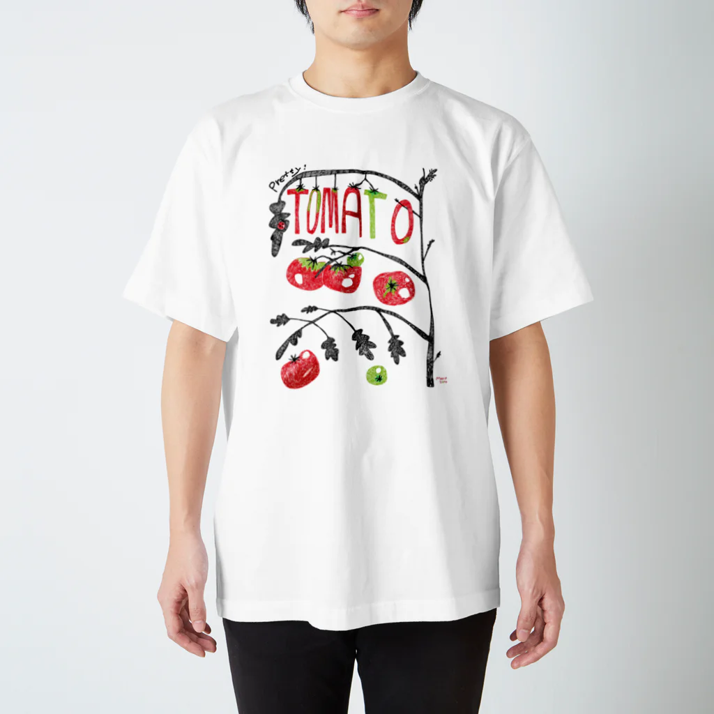 竪穴式ショップのプリティートメィト スタンダードTシャツ