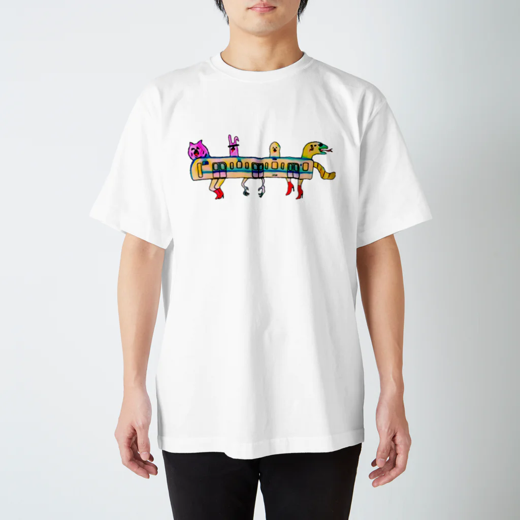 お味噌ちゃん👺LINEスタンプものmiso-train スタンダードTシャツ