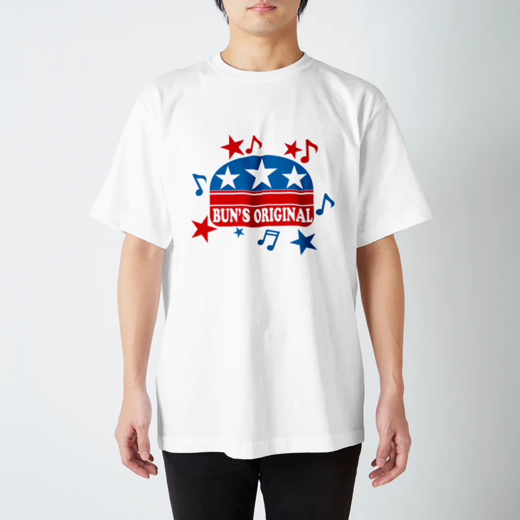 バンズオリジナルの<BUN'S ORIGINAL> バンズバーガーロゴ Regular Fit T-Shirt