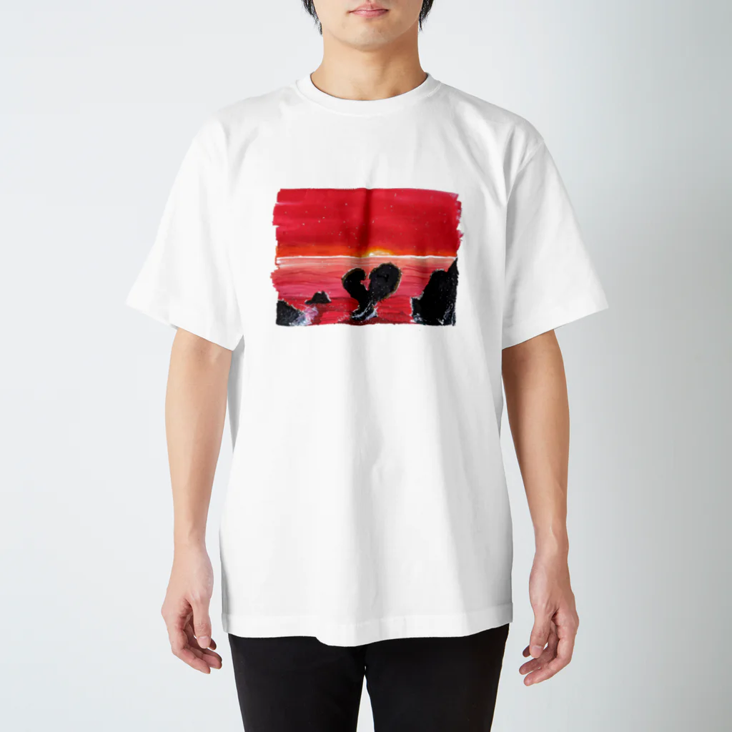 美夜乃闇の情熱の象 Regular Fit T-Shirt