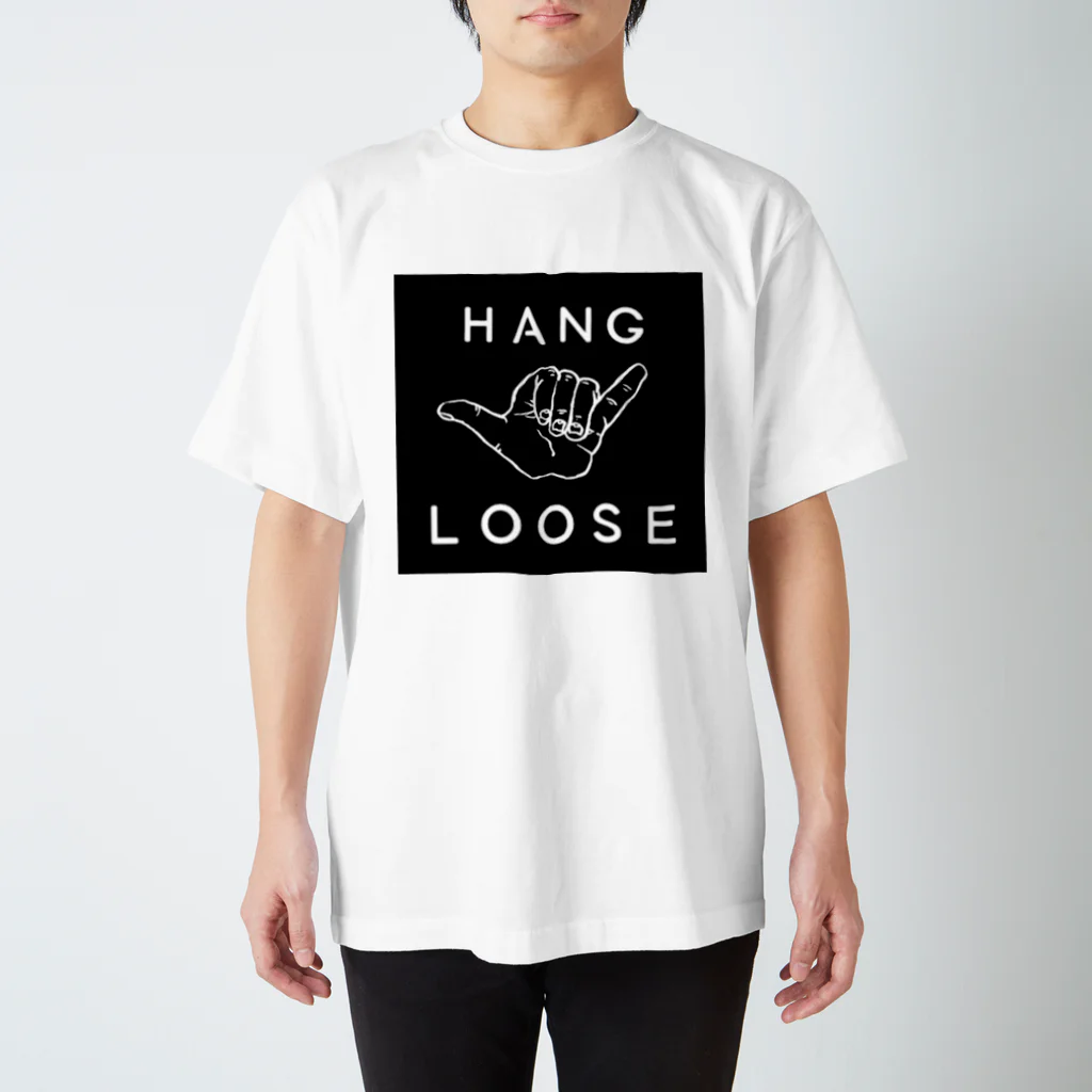 hang looseのハングルースBLACK Regular Fit T-Shirt