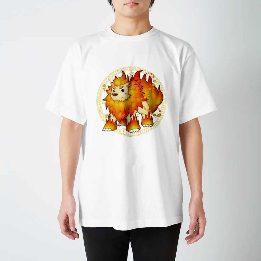 有限会社ケイデザインの【算数王国】No.37ハイシーサー Regular Fit T-Shirt