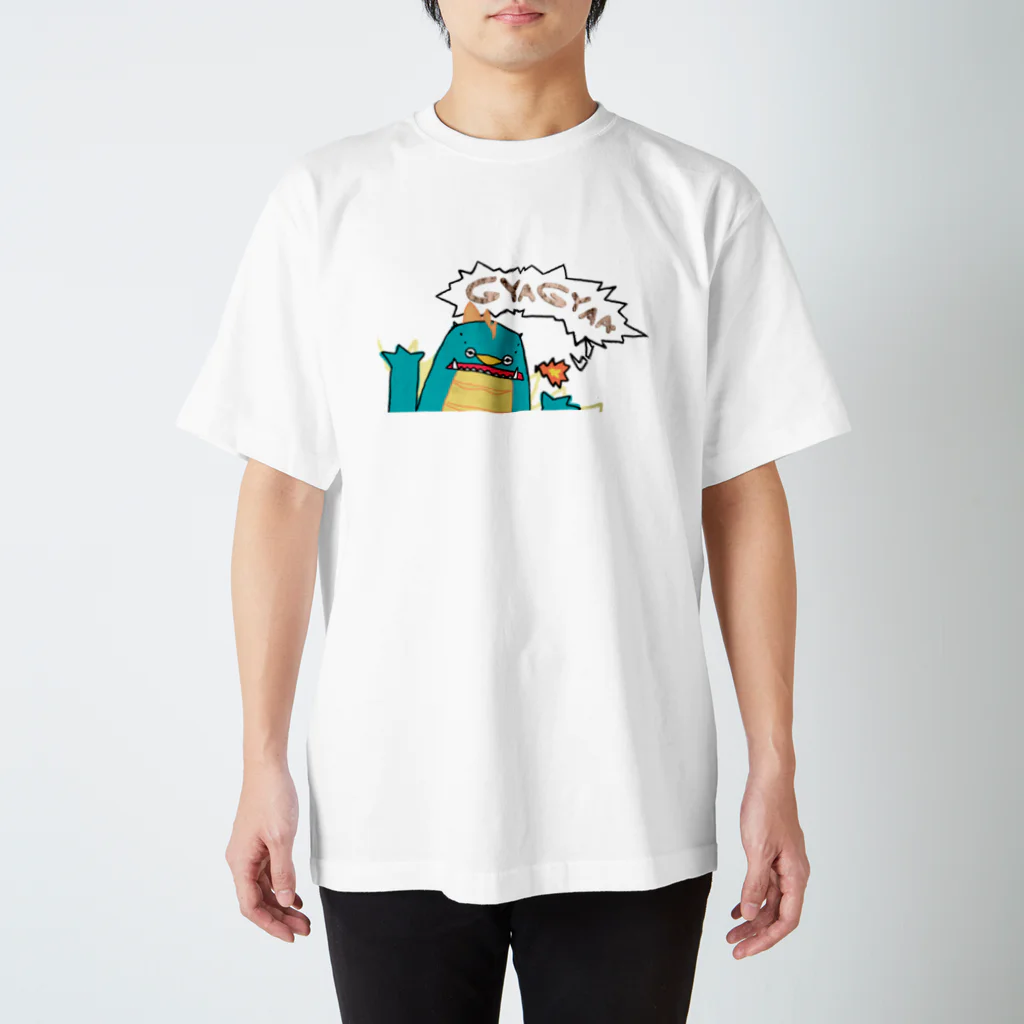 創作おからっつの販売おからっつの怪獣ぎゃぎゃー Regular Fit T-Shirt