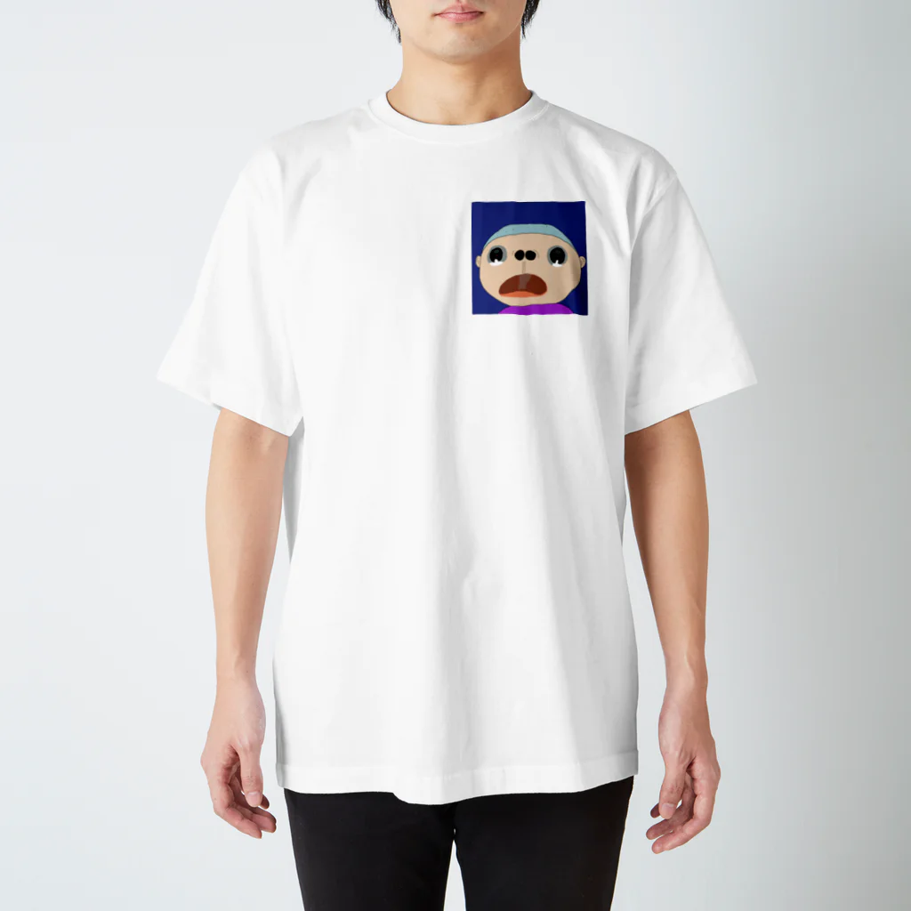 くーのすけの鼻でか人中ペンギン Regular Fit T-Shirt