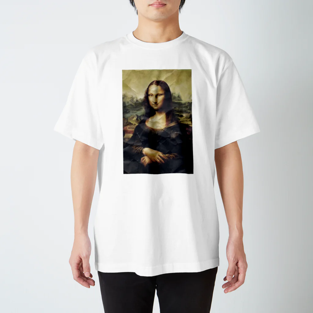 AltocolonyのMona Lisa Paper Photo Tee スタンダードTシャツ