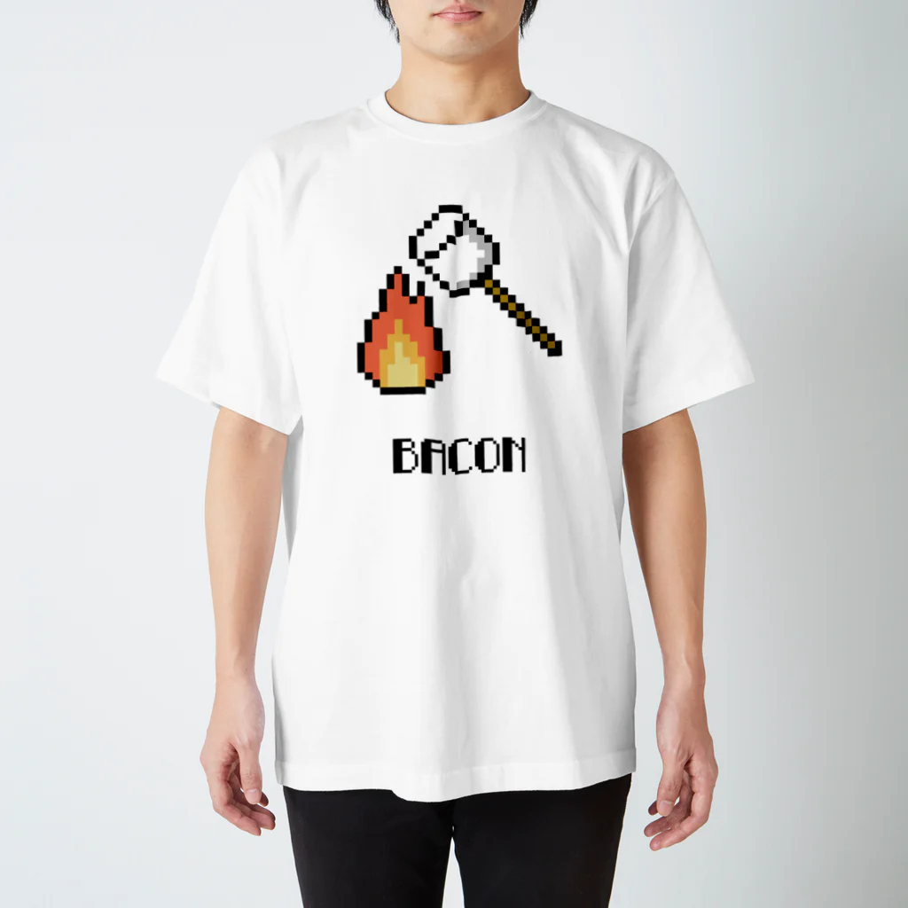 食べ物グッズ広場のマシュマロ焼き Regular Fit T-Shirt