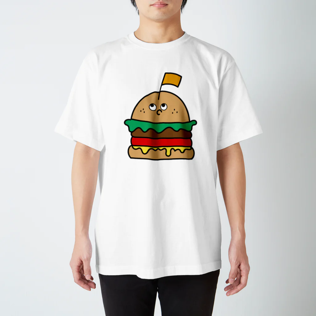 mmm-mimuのBURGERくん Regular Fit T-Shirt