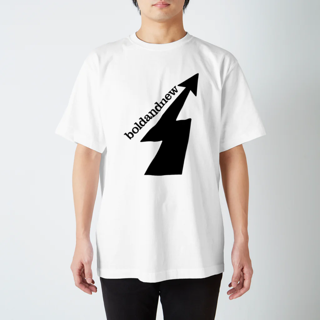 boldandnewのboldandnew_No.000_BK スタンダードTシャツ