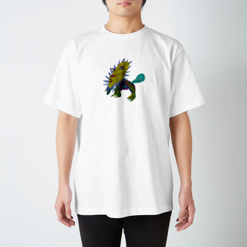 kaerunoharaの001-lion スタンダードTシャツ