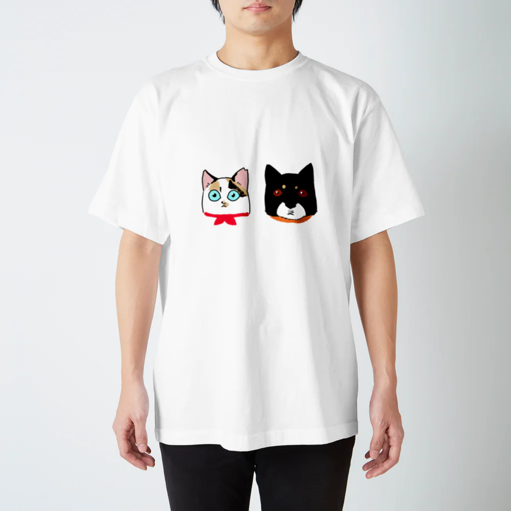 hakusaiakiakaneのニンソワールとサスケ2号 Regular Fit T-Shirt