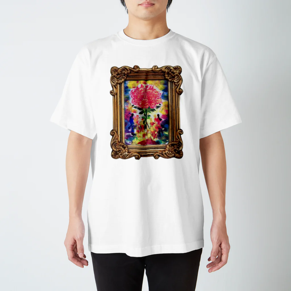 Yukinko Akira factoryのカレナイ花束 Regular Fit T-Shirt