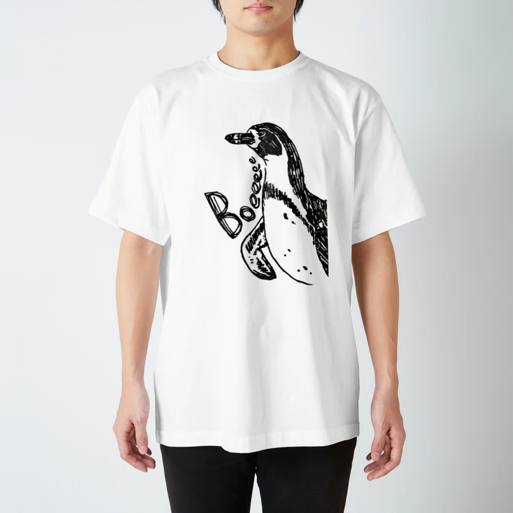 しゃけのぼえぼえフンボルトペンギン君 スタンダードTシャツ