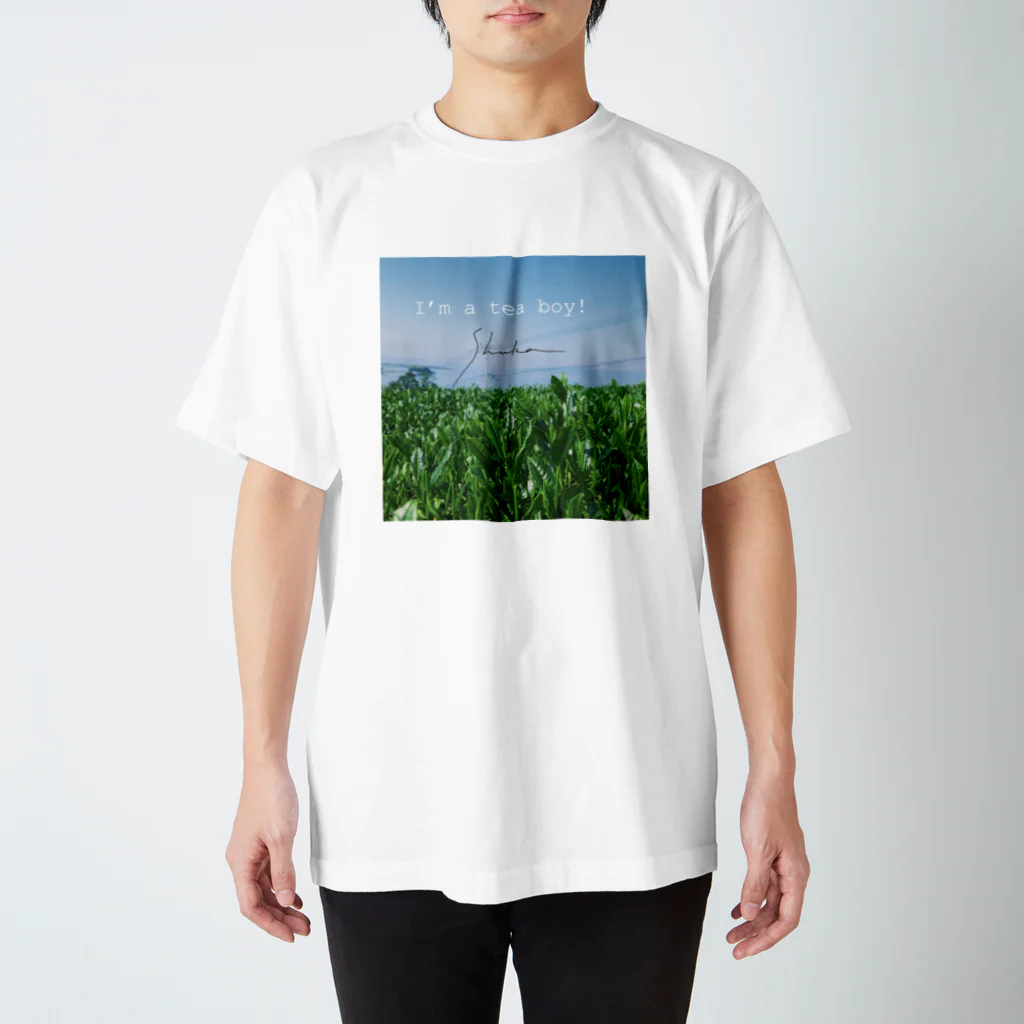 日本茶専門店朱夏のtea boy! T-shirt スタンダードTシャツ