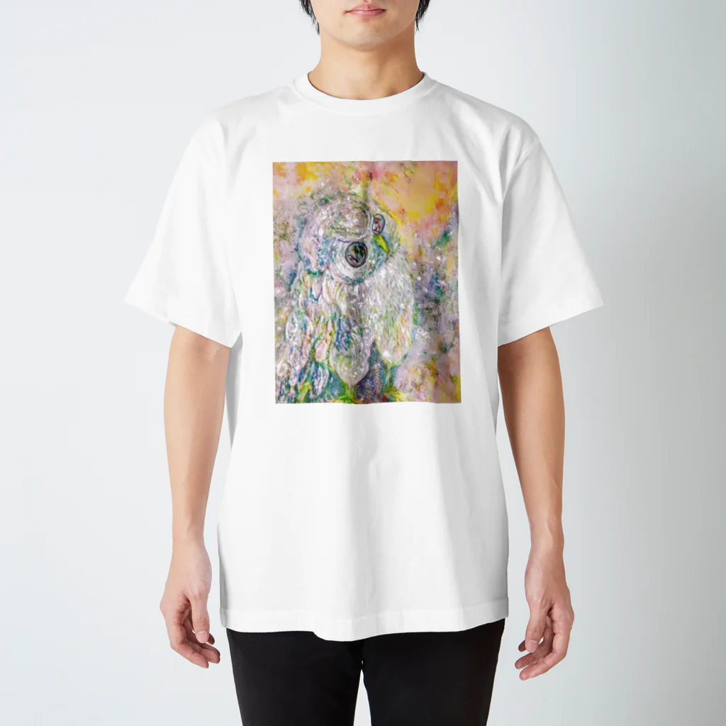 Hibiscus BLUE’sのBaby face フクロウ Regular Fit T-Shirt