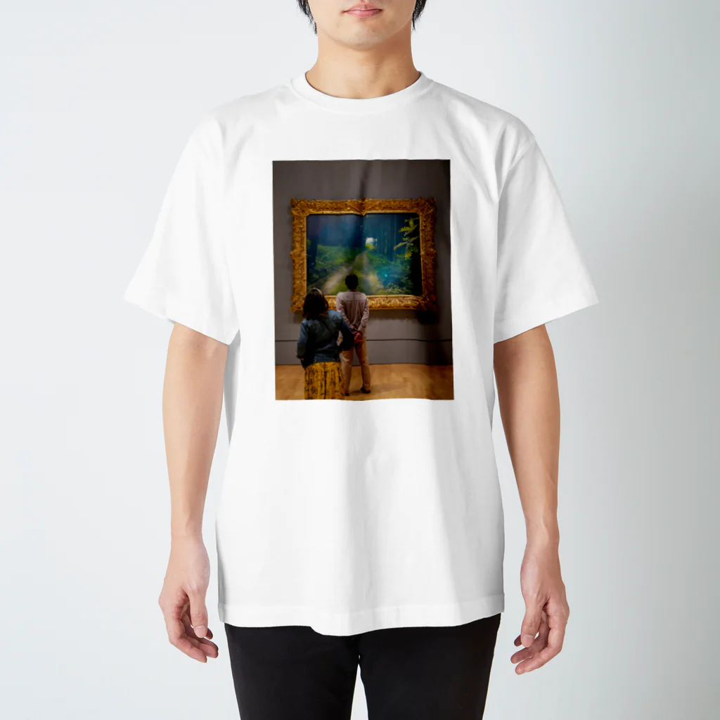 3110ARTのグラベルを眺める Regular Fit T-Shirt