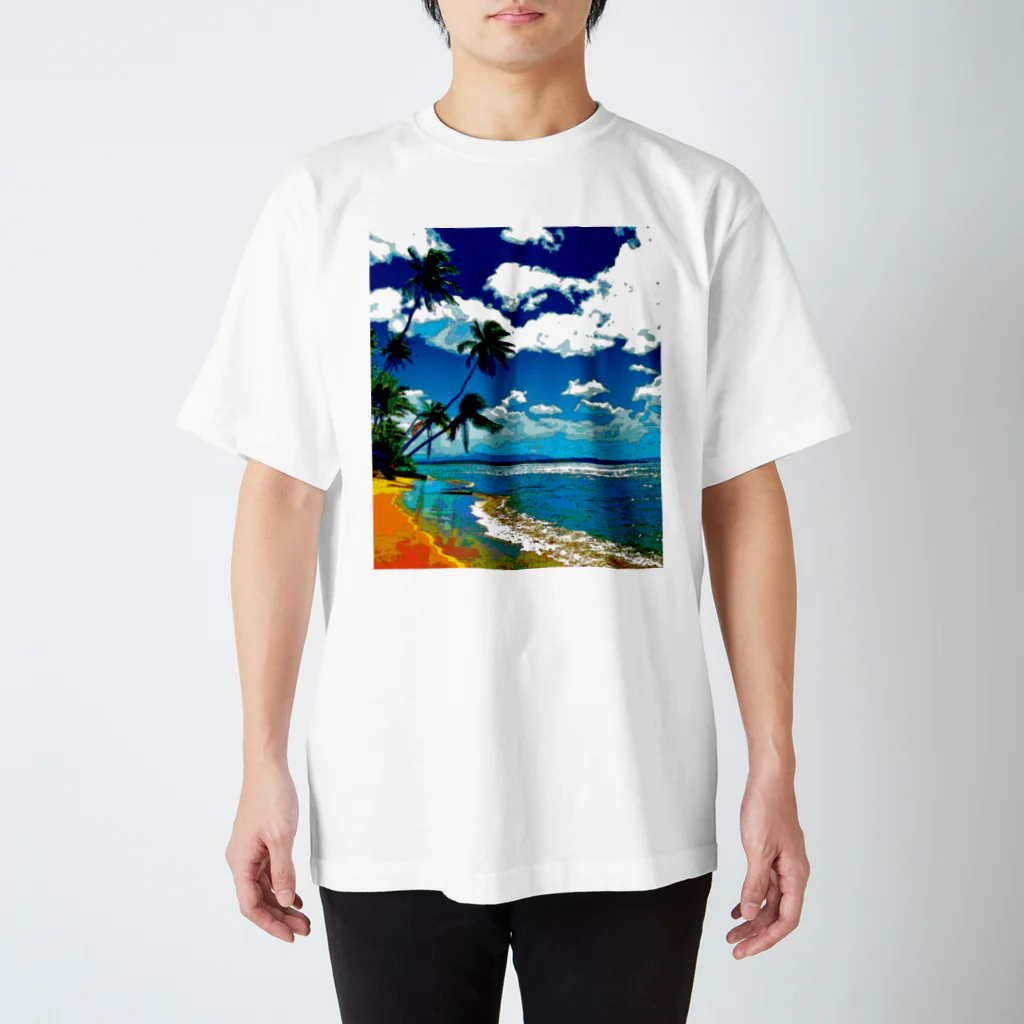 GALLERY misutawoのカリブ海の休日 スタンダードTシャツ