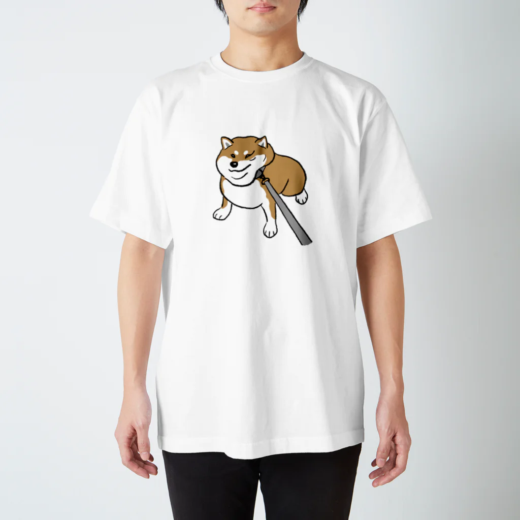 chippokeの帰りたくない柴犬 スタンダードTシャツ