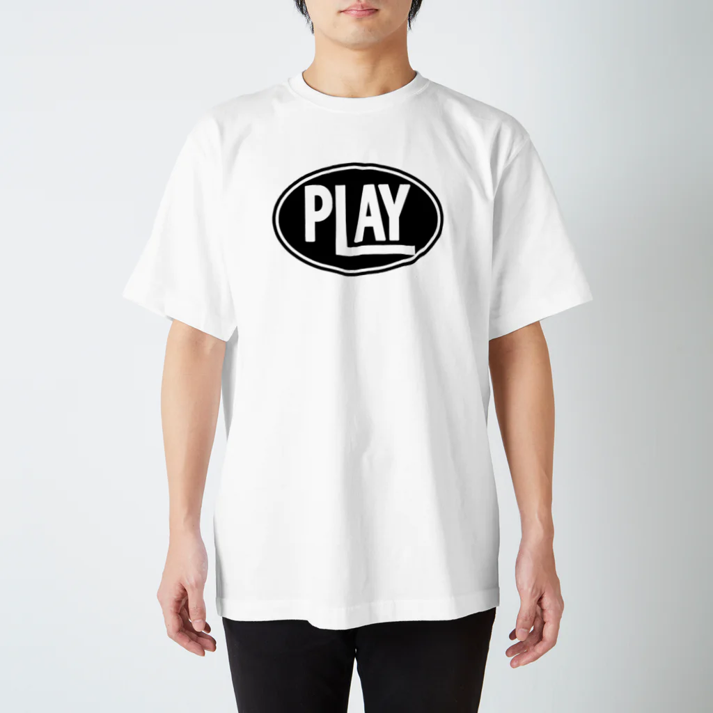 PLAY clothingのELLIPSE LOGO BL ① スタンダードTシャツ