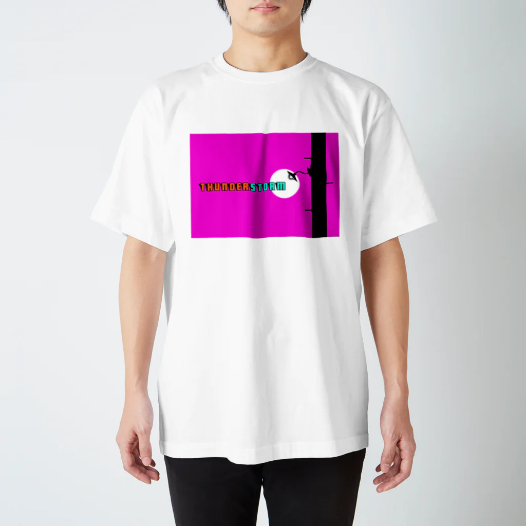 YASUHIRO DESIGNのThunderstorm  Regular Fit T-Shirt