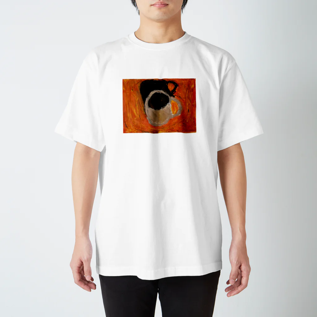未来はいまの夕陽とコーヒー Regular Fit T-Shirt