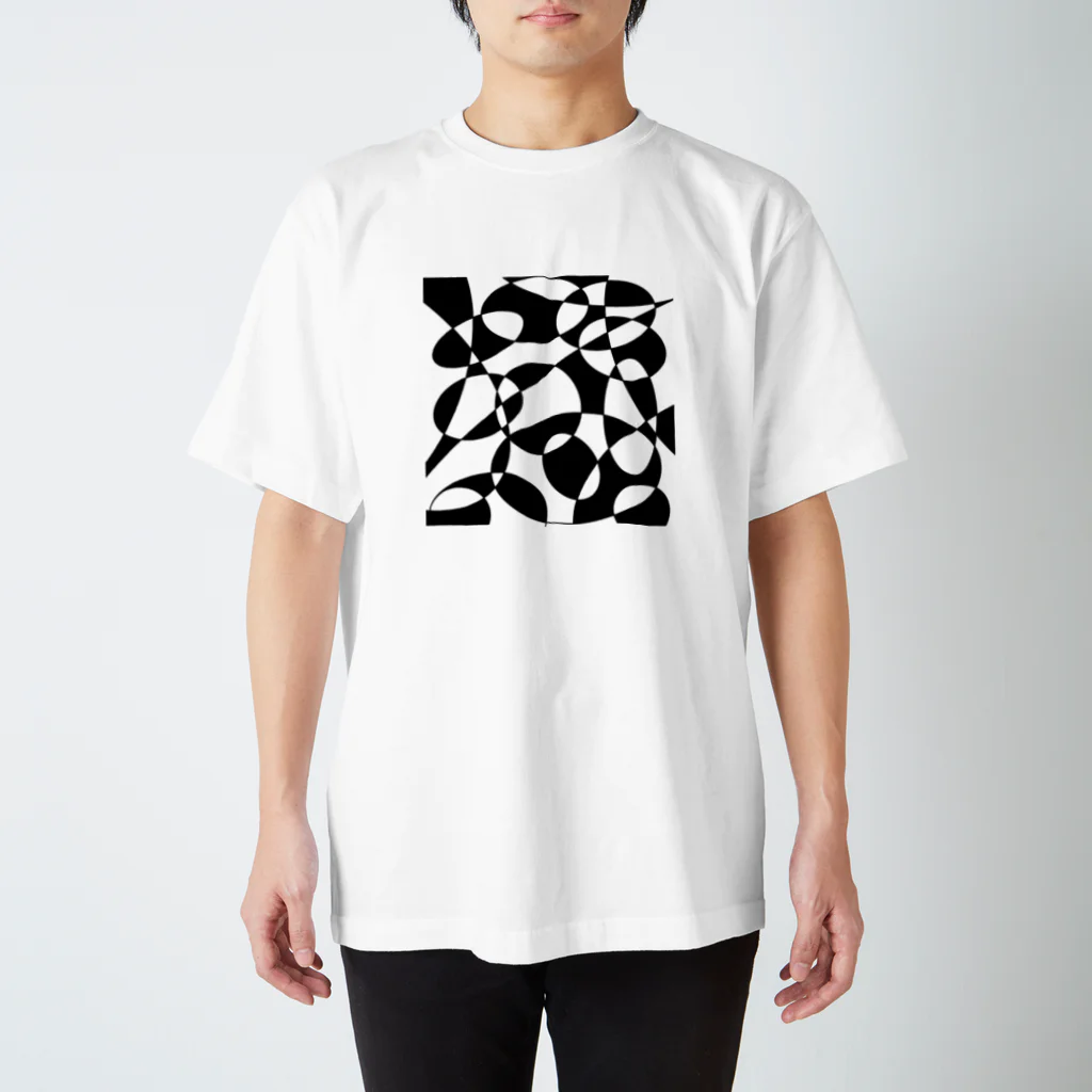 高野寛のSUZURIのB&W #1 スタンダードTシャツ