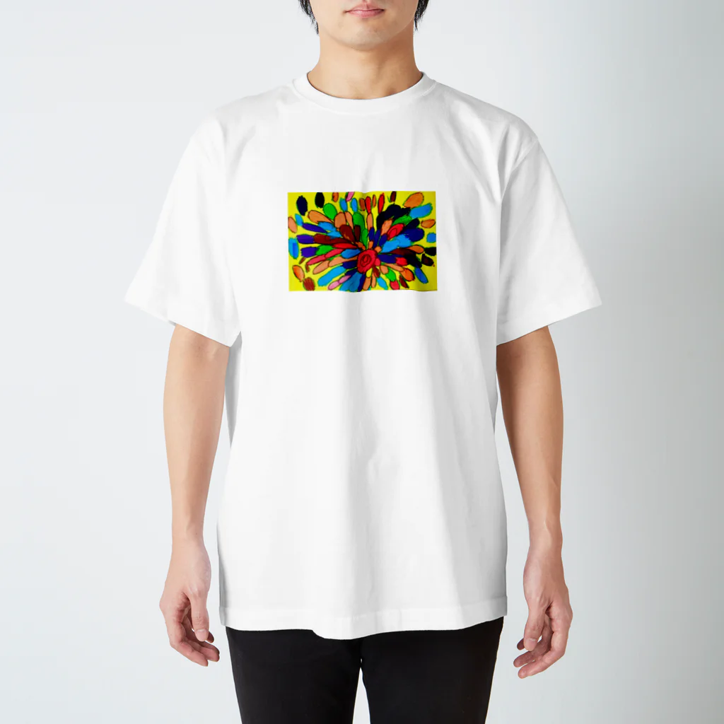 colmena-artのハナひらく スタンダードTシャツ